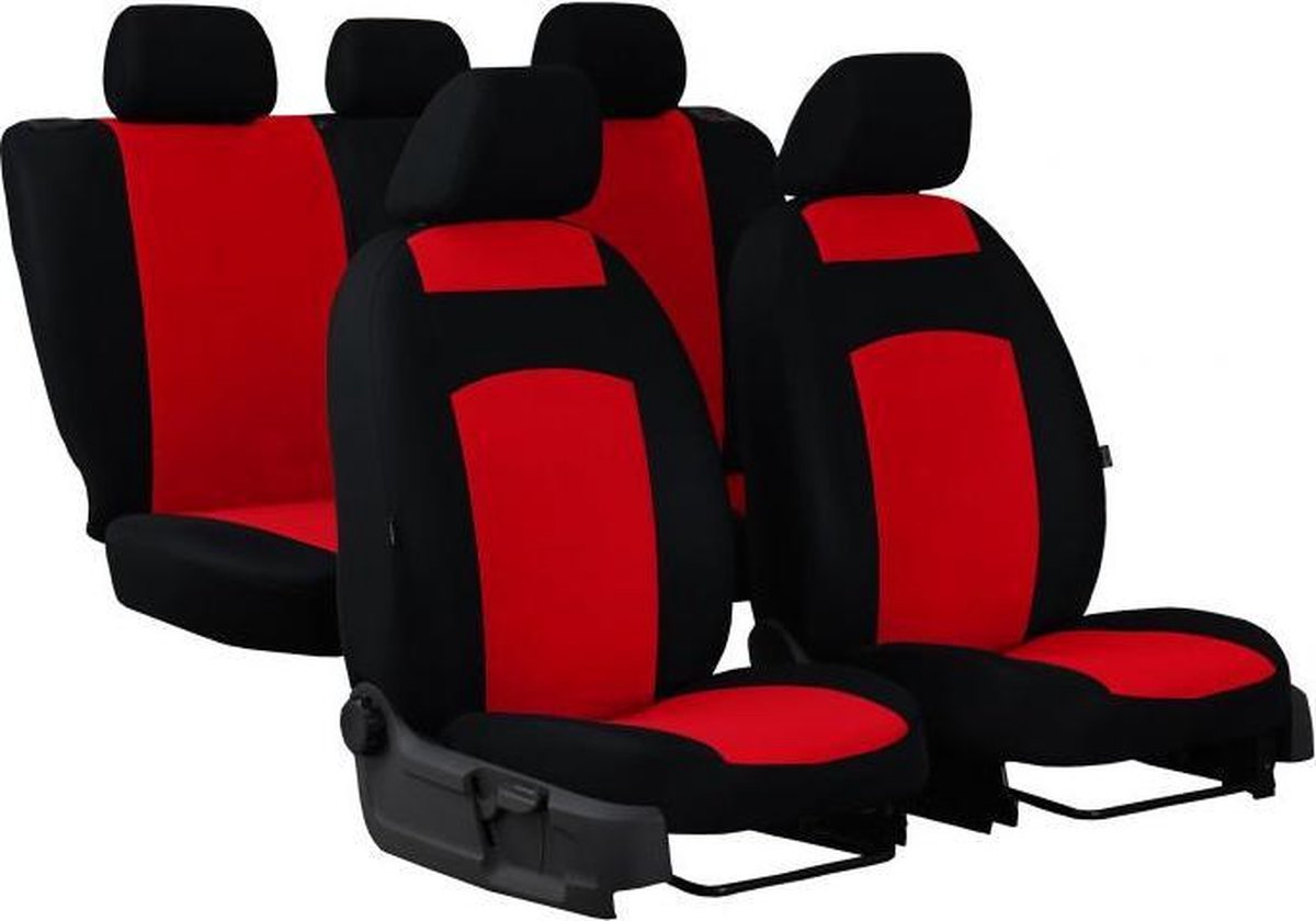 Bensoi Basic Zwart/Rood Stof Art.nr 90103