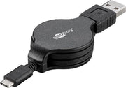 Goobay 45743 USB-kabel 1 m USB 2.0 USB A USB C Zwart