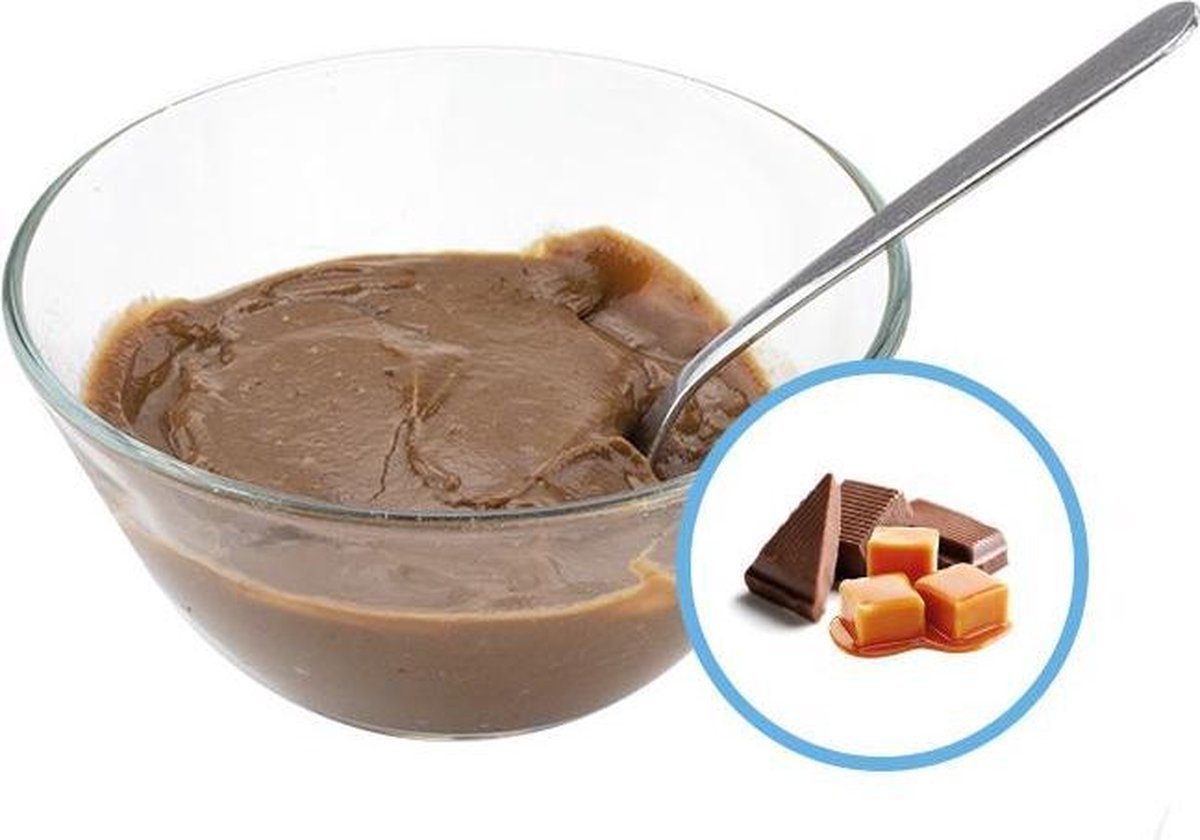 Protiplan | Dessert Karamel Chocolade | 7 x 25 gram | Heerlijk koolhydraatarm toetje of tussendoortje | Geschikt voor ieder dieet