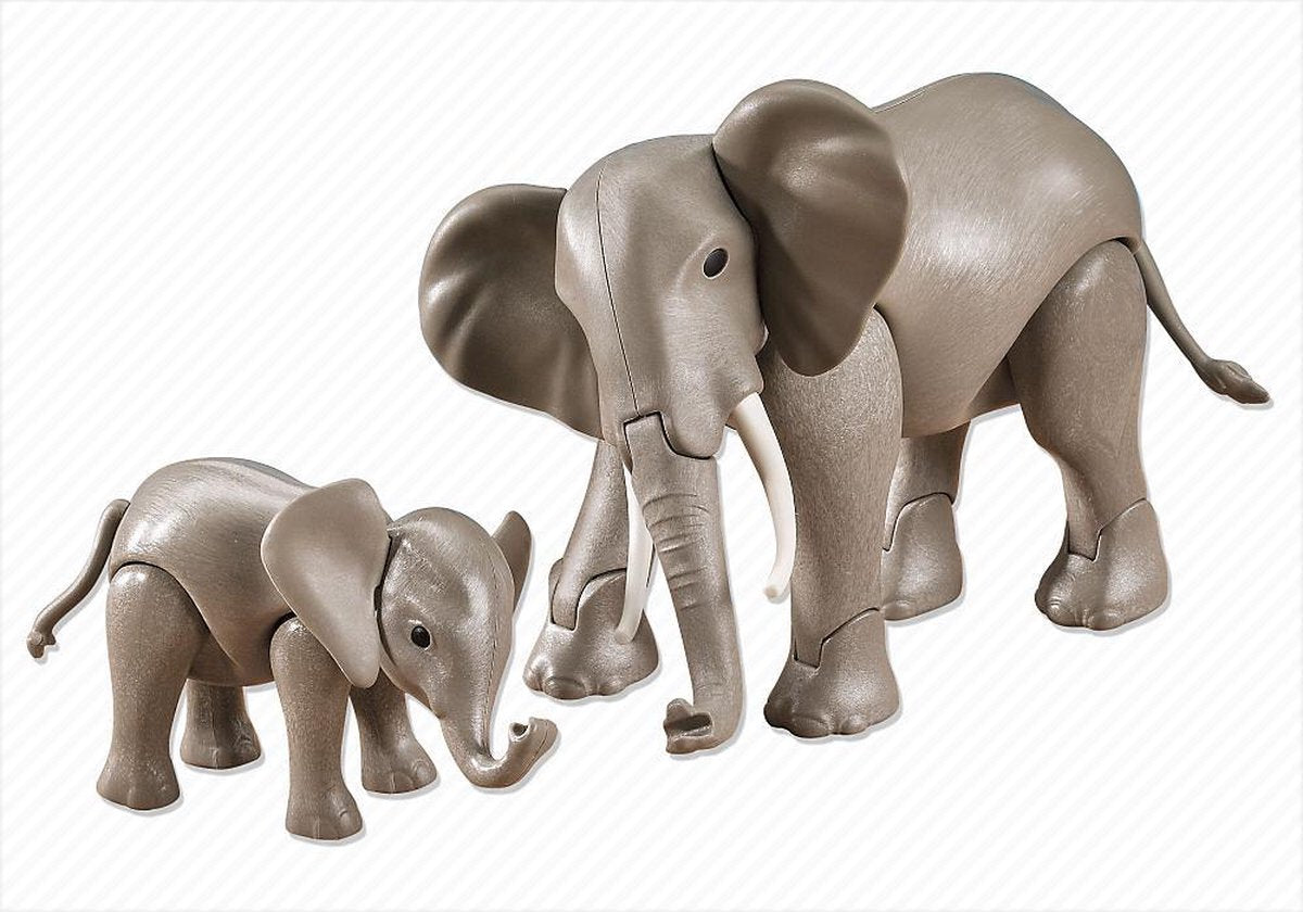 7995 Moederolifant met jong