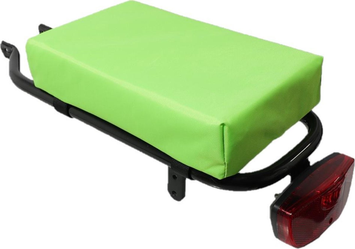 Hooodie Cushie enZo Petit Bagagedrager Kussen - Lime Groen