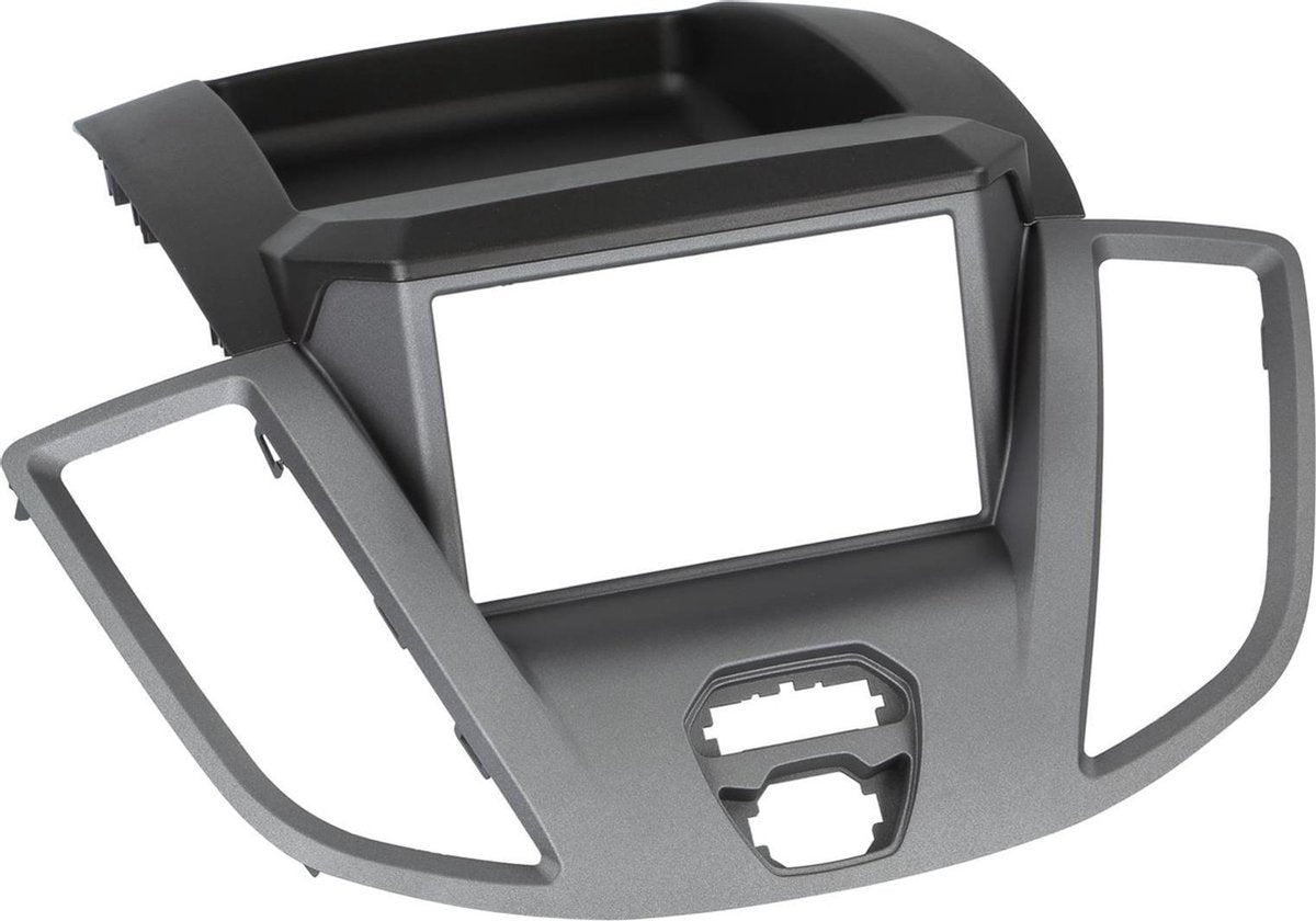 2-DIN Paneel Ford Transit 2014-2019 - Kleur: Zwart