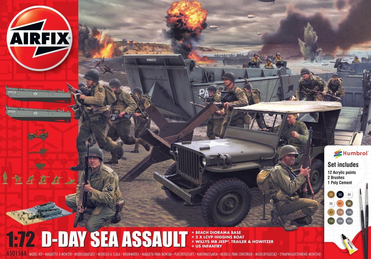 Airfix - D-day 75th Anniversary Sea Assault Gift Set (6/19) *
