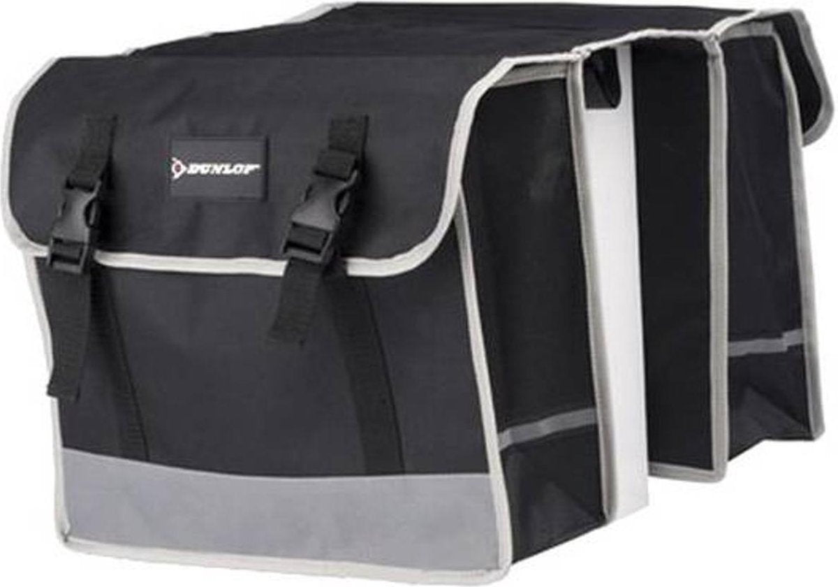 Dunlop - Dubbele Fietstas - Zwart - 26 l