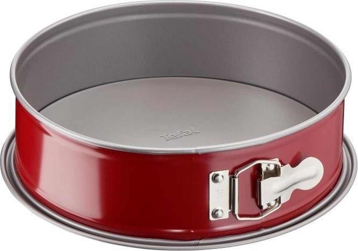 TEFAL scharniervorm van Delibake-staal - � 27 cm - rood en grijs