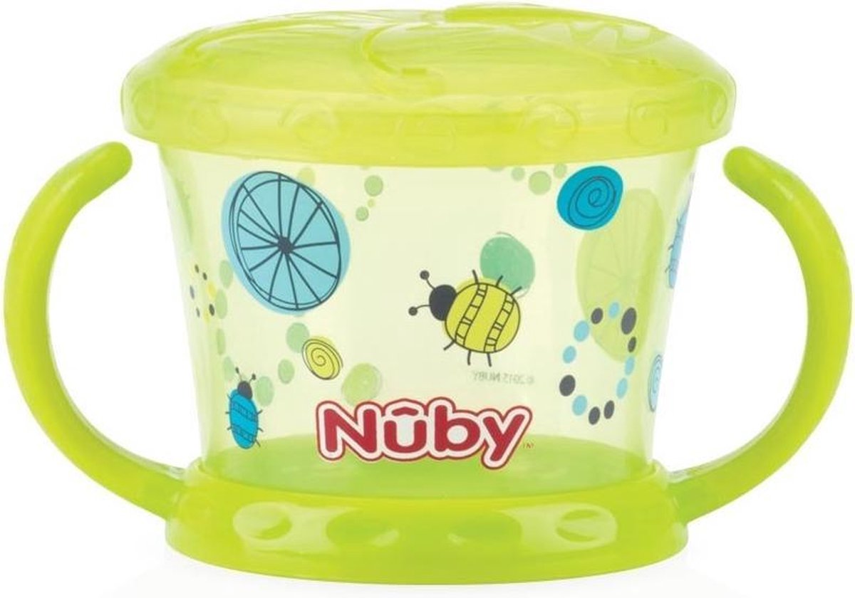 Nuby Snackhouder Designer Junior 13 Cm Groen