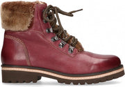 Van Dalen  - Veterboot Leer - Womens - Red - 38