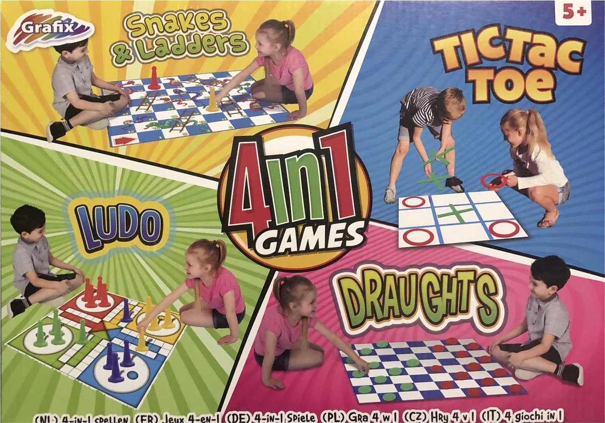 4in1 spel XL voor Binnen en Buiten