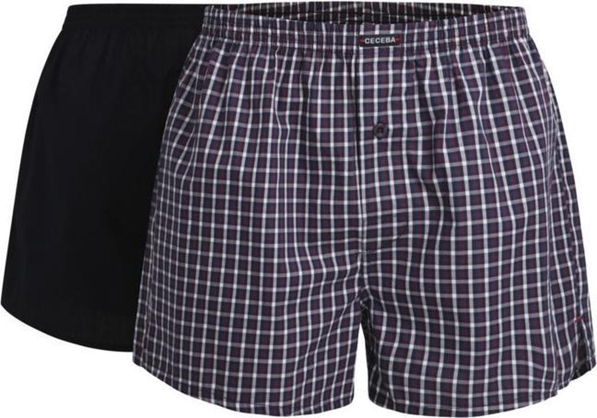 CECEBA boxershorts - 2-pack - blauw - 3XL