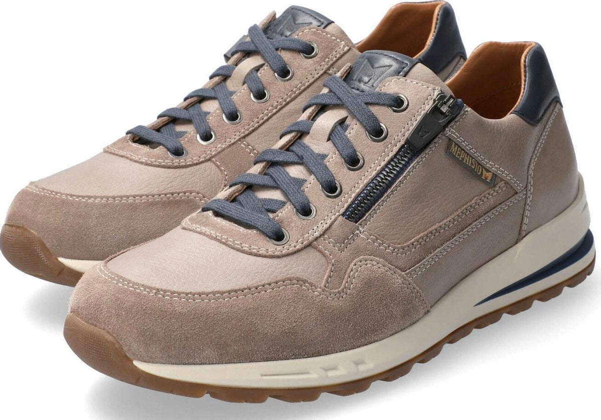 Mephisto BRADLEY Heren Sneaker - Warmgrijs - maat 42