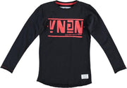 Vingino zwarte longsleeve - jongen - Maat 128
