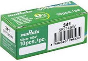 341 Knoopcel Zilveroxide 1.55 V 15 mAh Murata SR714SW-PBWW 10 stuk(s)