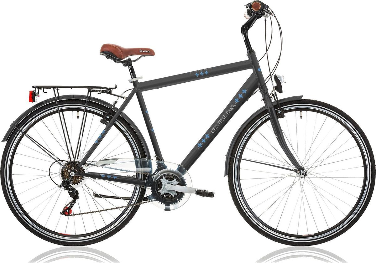 EXCEL CENTRAL PARK GENTS 28 INCH H53 18 SPEED BLACK
