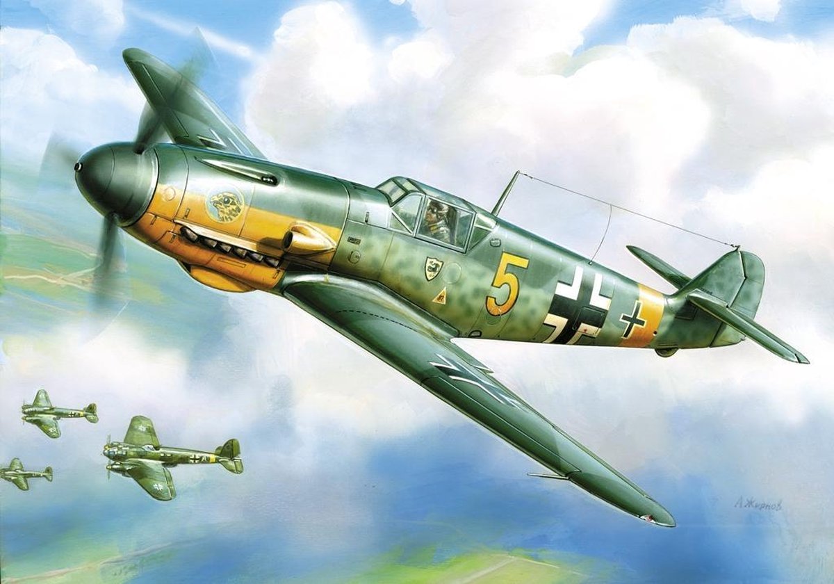 Zvezda - Bf-109 F2 (Zve4802) - modelbouwsets