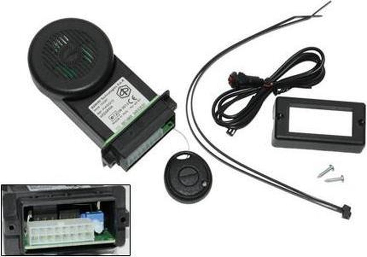 Alarm Piaggio/ Vespa E-1 zonder backup stroom