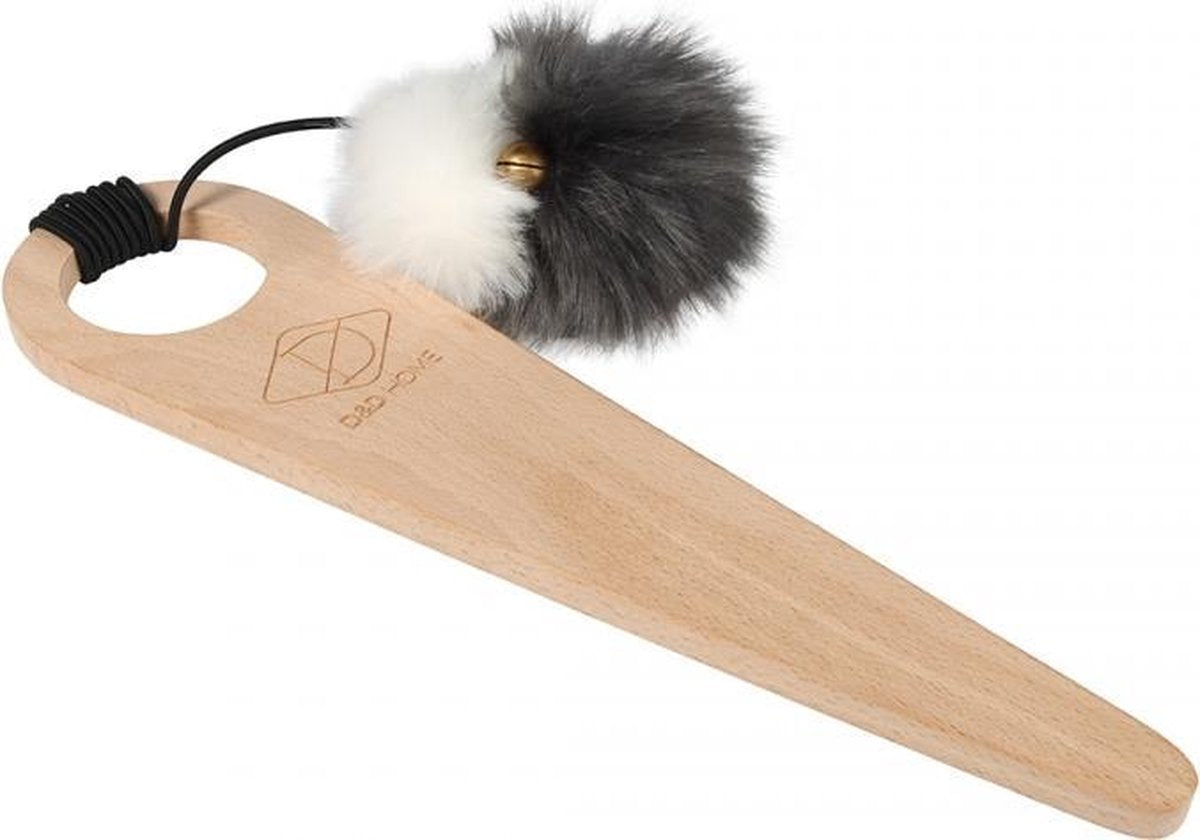 D&D Speelhengel poppy Grijs/wit 30cm