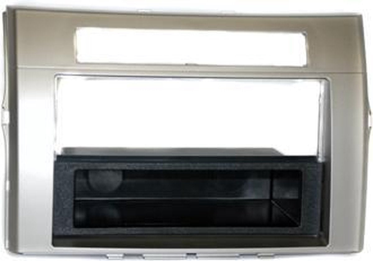 1-DIN inbouwframe  Toyota Corolla Verso 04> Zilver
