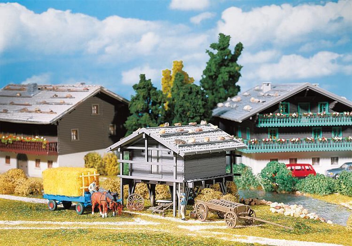 Faller - 2 Grain stores - FA191749 - modelbouwsets