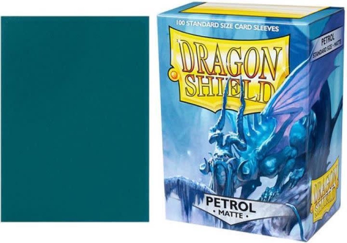 100 hoesjes Dragon Shield MATTE Petrol Standaard Maat Card Sleeves