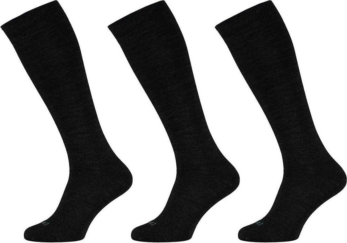 6-Pack Merino Wollen Kniekousen 120102000 Apollo - antraciet - 39-42