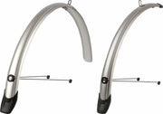 Spatbordset Polisport Towny 28 Inch / 51mm - Zilver