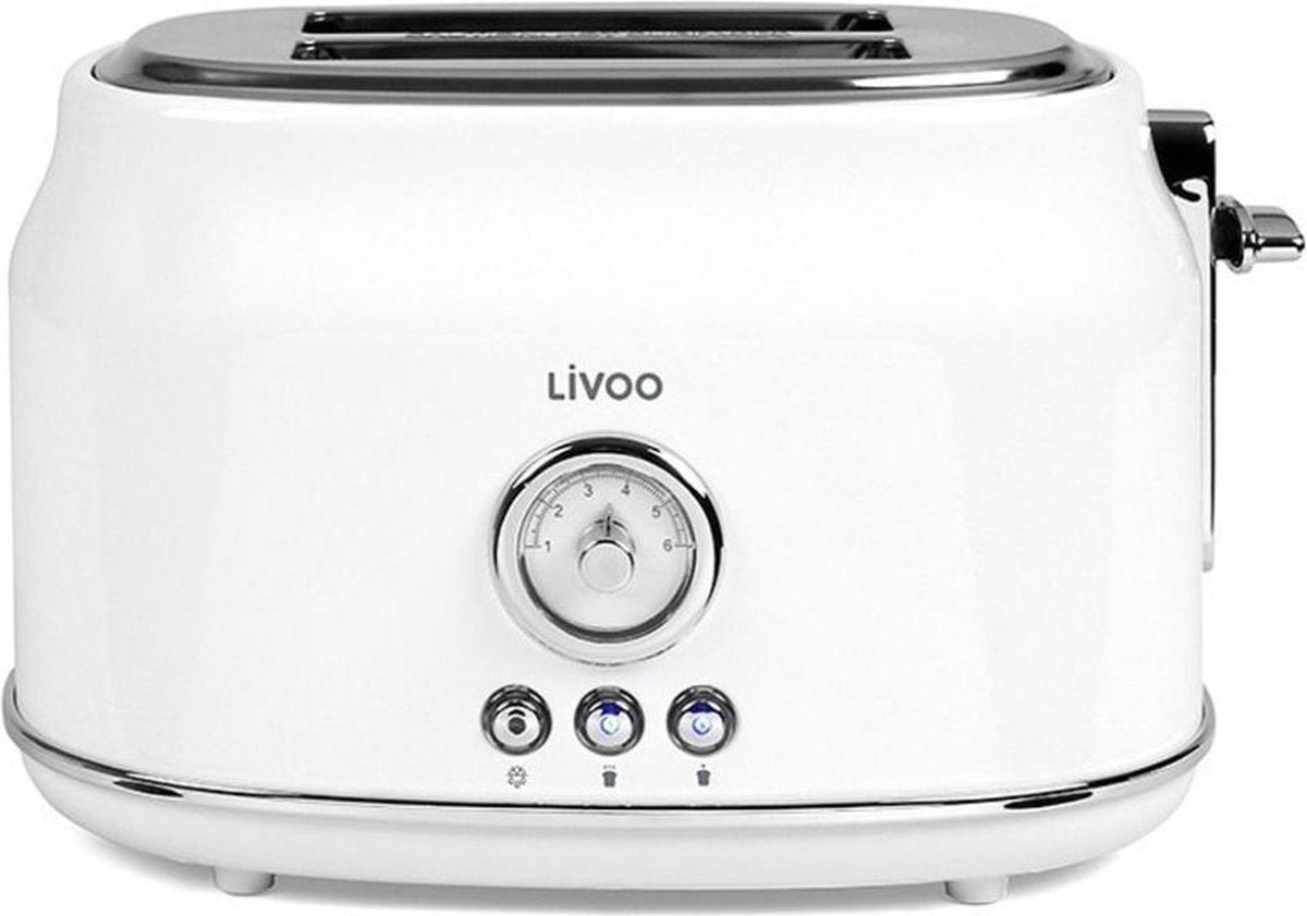 Livoo Broodrooster 2 Sneden - Wit