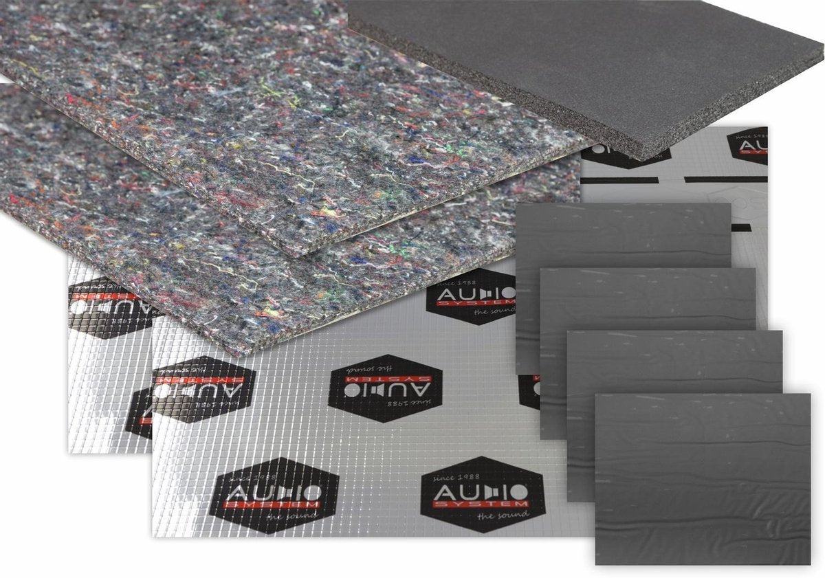 AUDIO SYSTEM DOOR KIT 2x Silence Fleece / 4x Alu Sheet 250 / 2x Alubutyl 1500