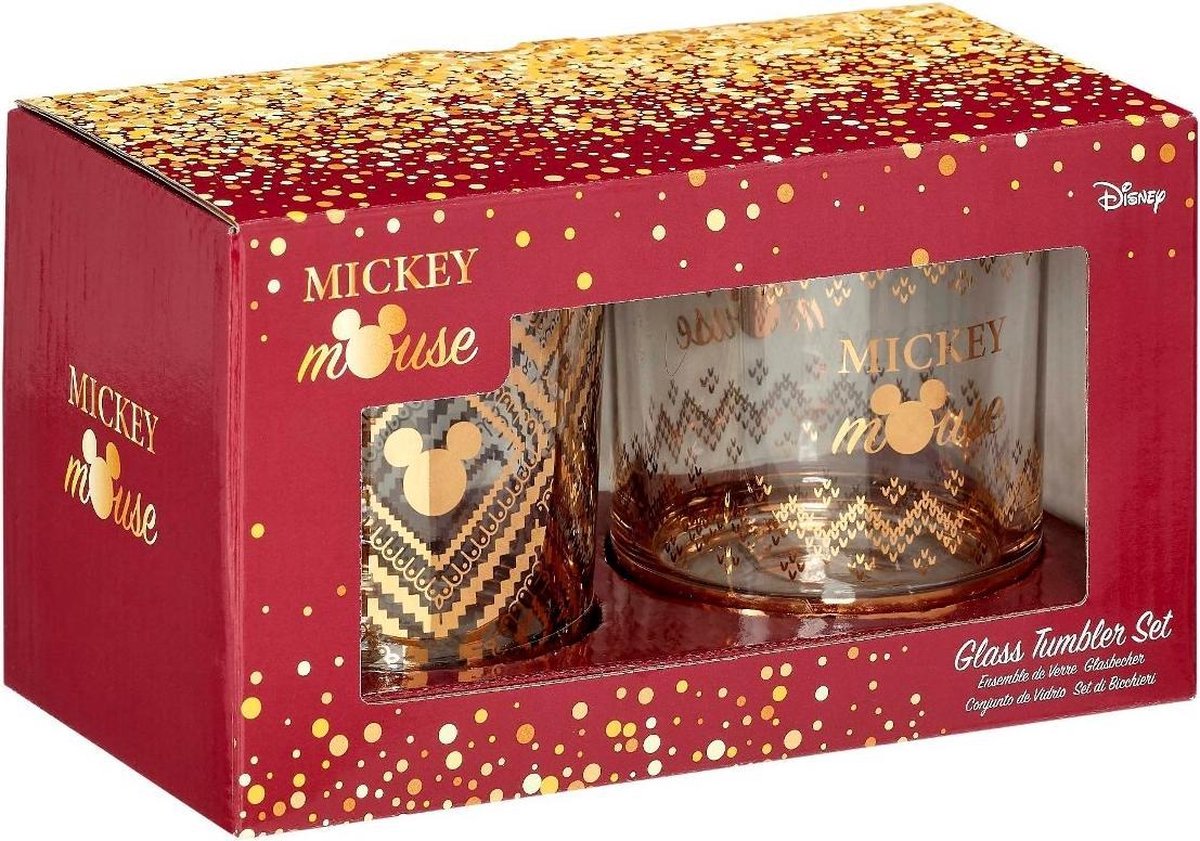 Funko Mickey Berry: Glass Set: Gold Mickey (UT-DI06573)