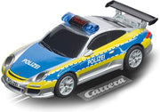 Carrera Go auto Porsche 911 "Polizei" (silber/blau/neon gelb)