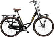 Static LIV damesfiets 28 inch Mat Zwart 3 Versnlling .