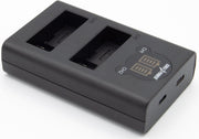 ChiliPower Canon LP-E8 dubbellader voor 2 camera accu's (tegelijk)
