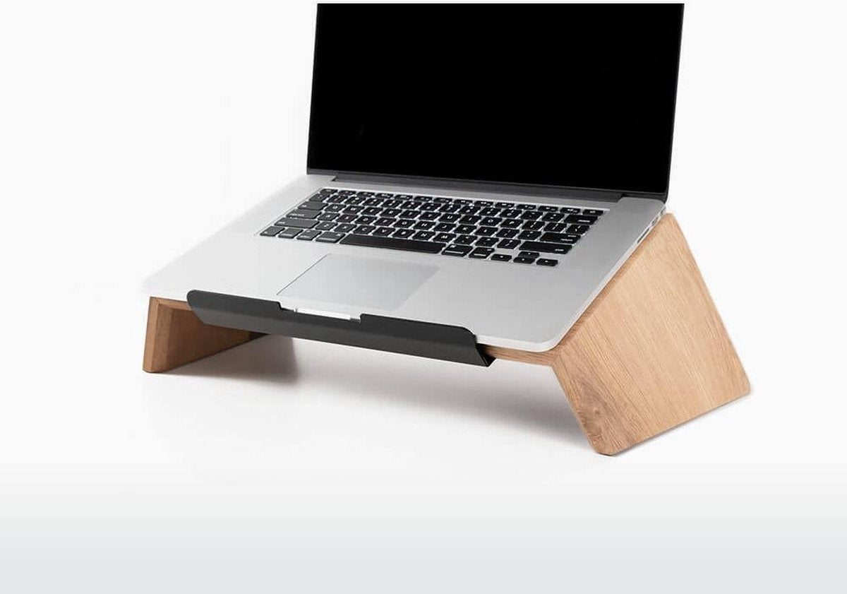 Oakywood Houten Laptopstand - standaard - Eikenhout