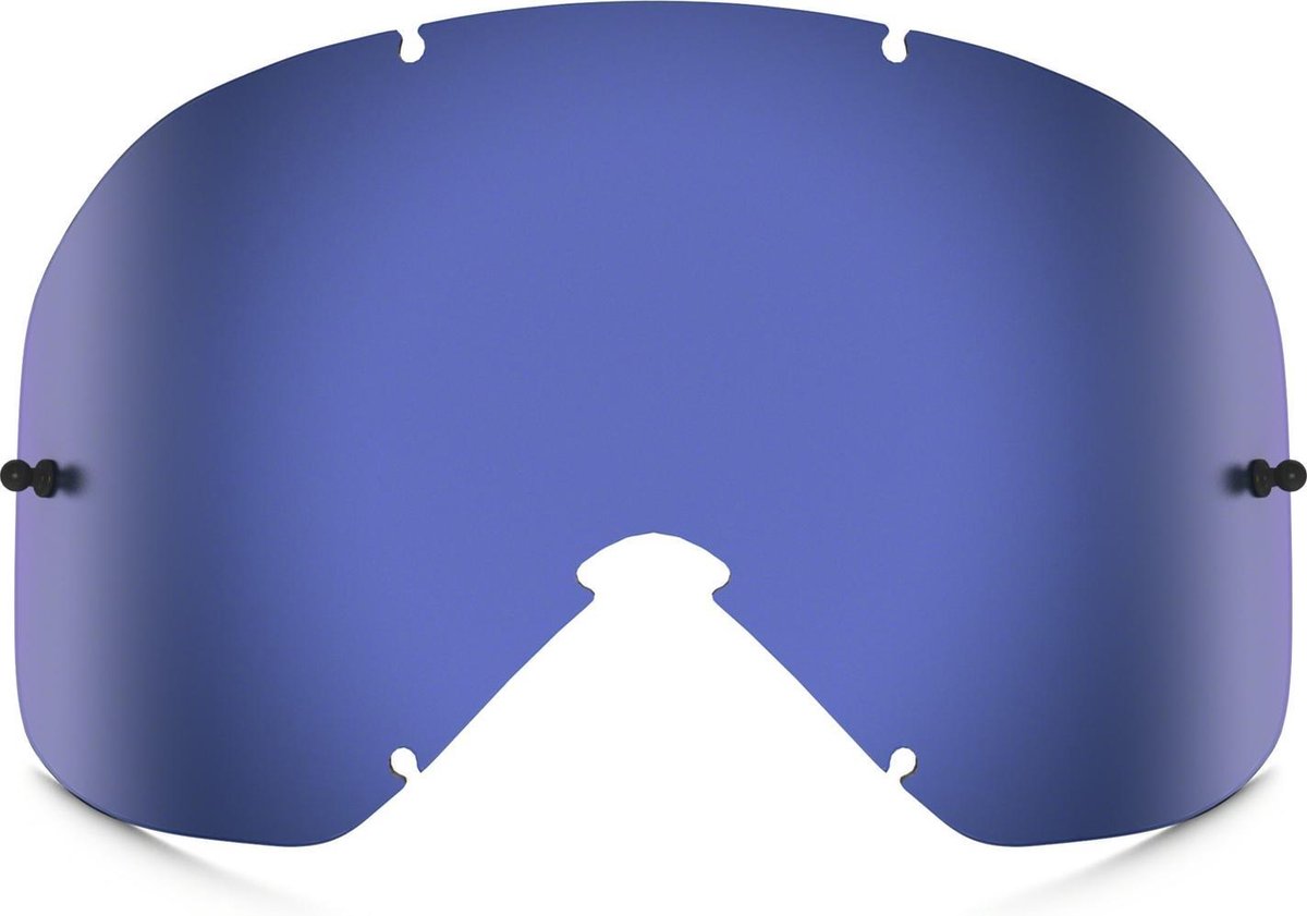 Oakley lens voor Oakley O2 MX Crossbrillen  -Black Ice Iridium