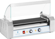Royal Catering Hotdog Grill - 5 rollers - Teflon