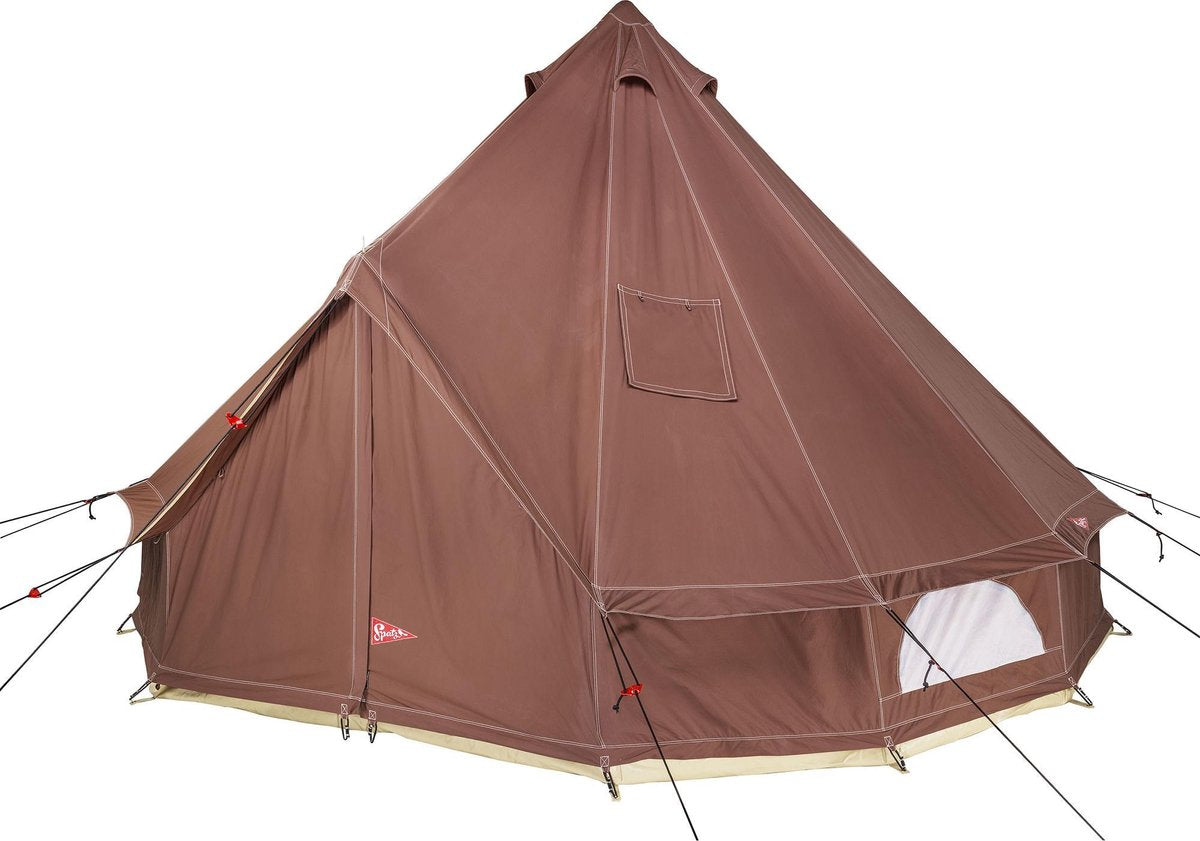 Spatz Tent Cotton Exchange Hazel Brown 6-8 personen