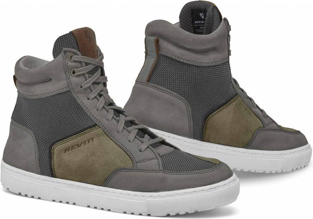 REV'IT! Taylor Dark Green Motorcycle Shoes 46