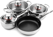 Westinghouse RVS Pannenset Inductie 7-delig
