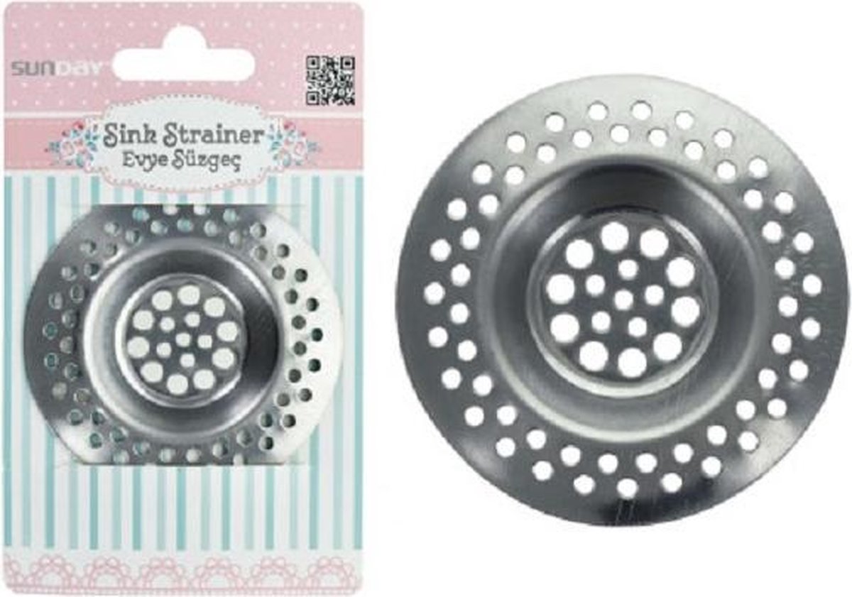 Sunplast - RVS Gootsteenzeef - 7 cm