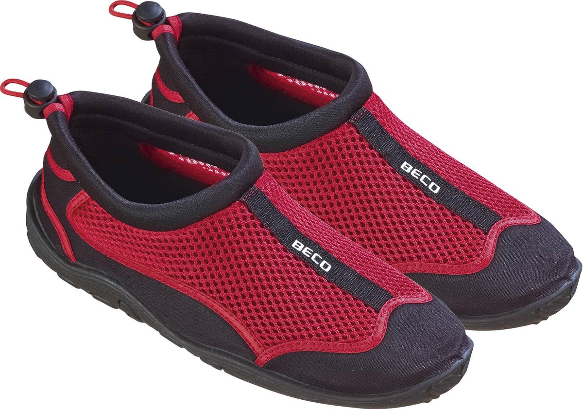 BECO waterschoenen - mesh - zwart/rood - maat 40