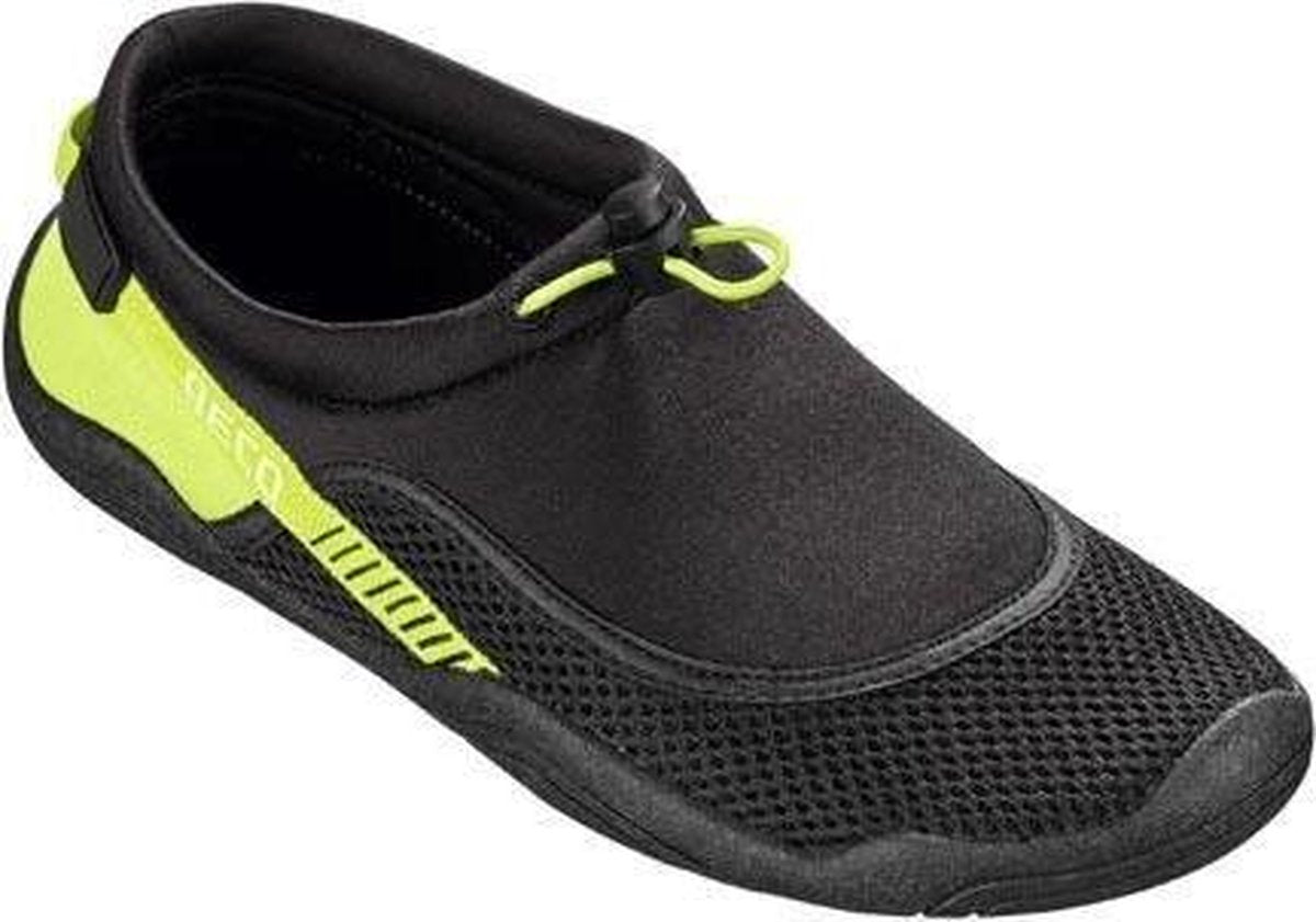 Beco Waterschoenen Beach Unisex Neopreen Zwart/lichtgroen Maat 39