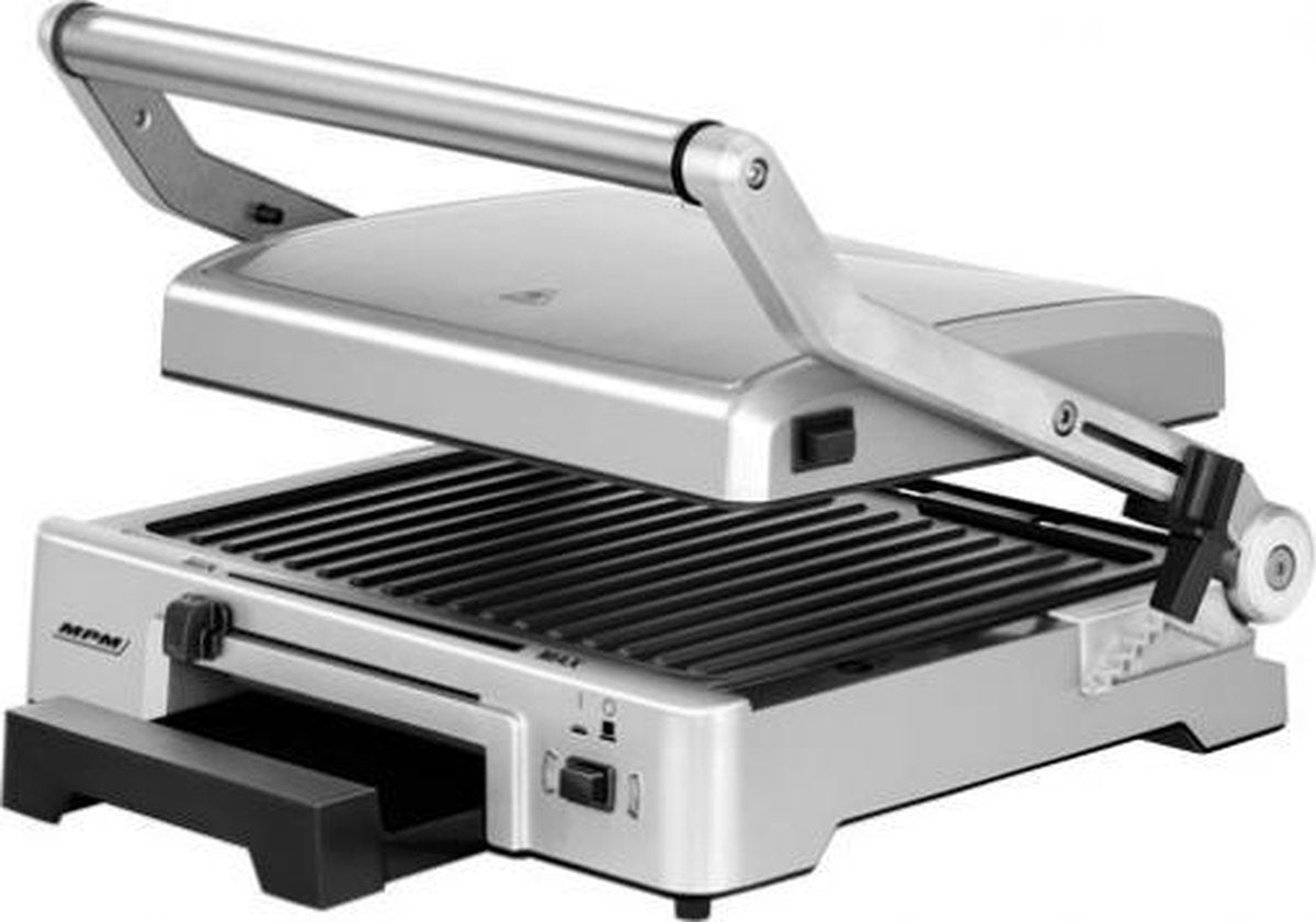 MPM elektrische contact grill 2000W MGR-10M RVS