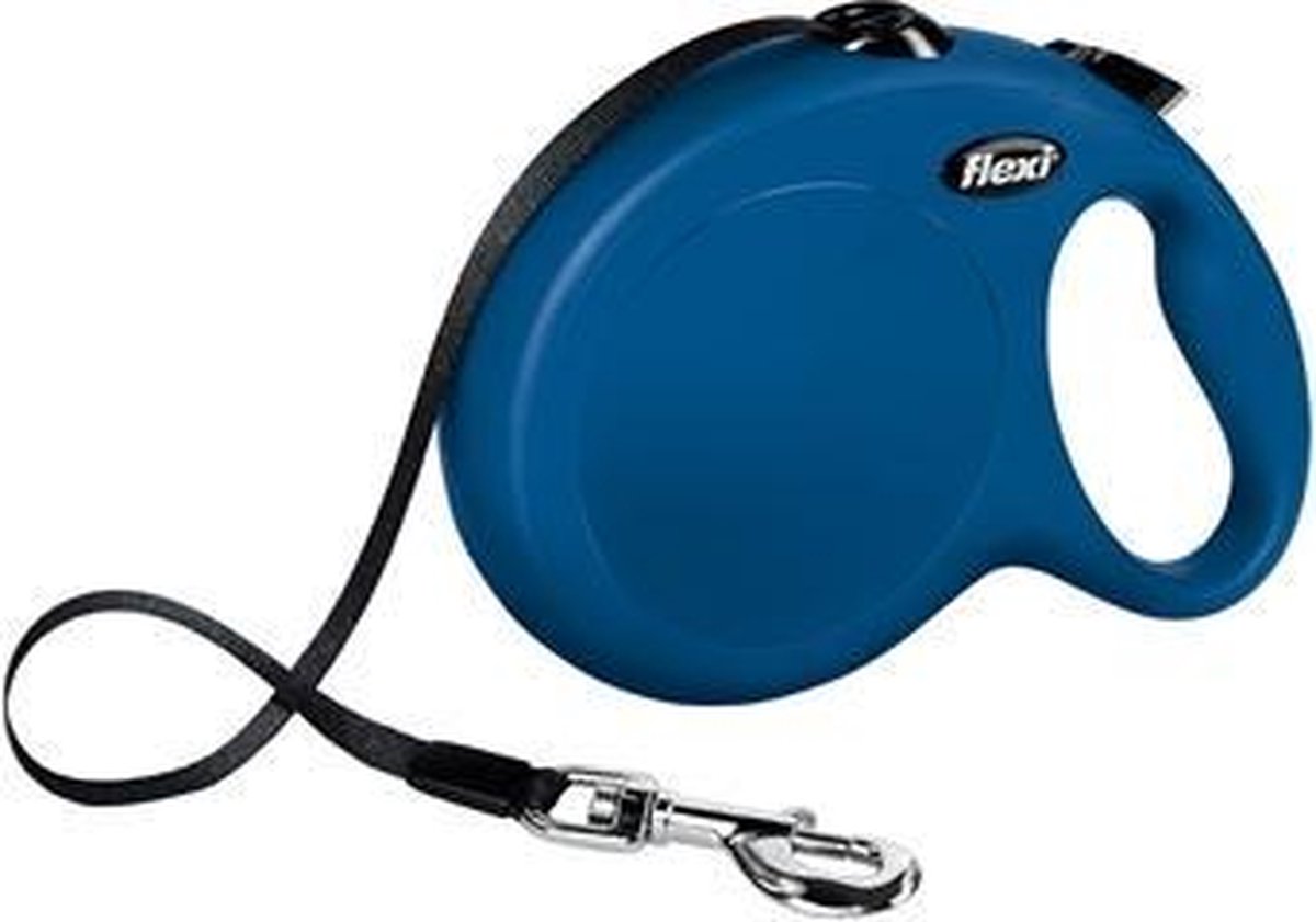 Flexi rollijn classic tape blauw - l 5 mtr - 1 stuks