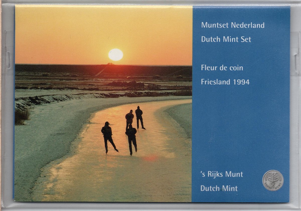 Nederland Jaarset Munten 1994 FDC - Friesland