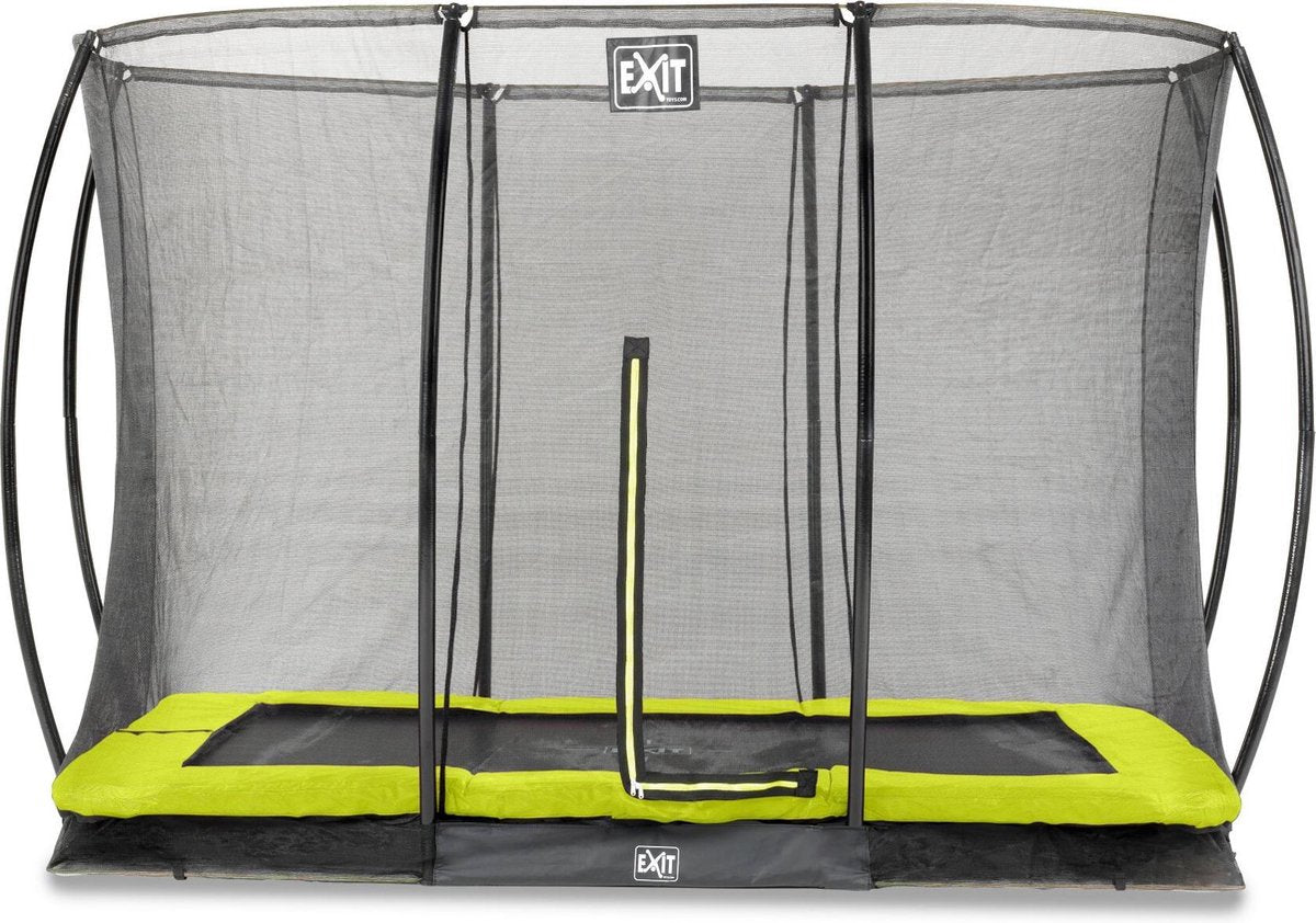 Trampoline EXIT Silhouette inground - 214x305cm met netn