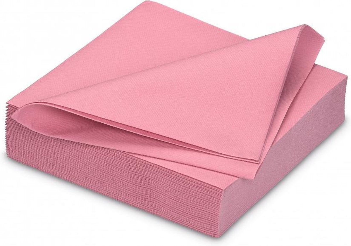 GALA Servetten - Old Pink - 40x40cm - 25 Stuks - Paars/Roze