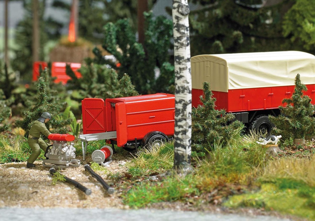Busch - A-set: Schlauchanhanger/pumpe H0 (3/21) * - BU7962 - modelbouwsets