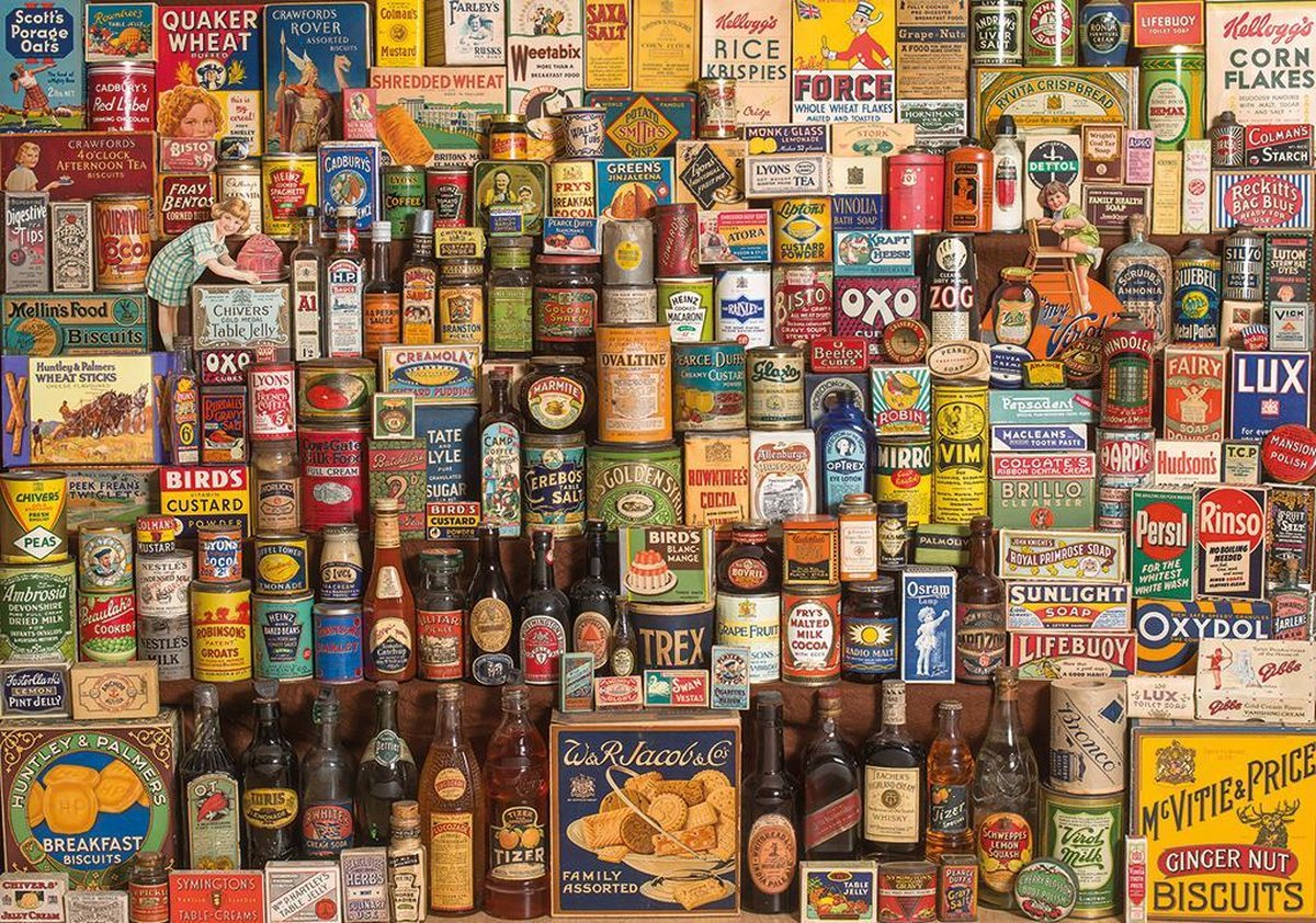 Gibsons puzzel The Brands that Built Britain - 1000 stukjes
