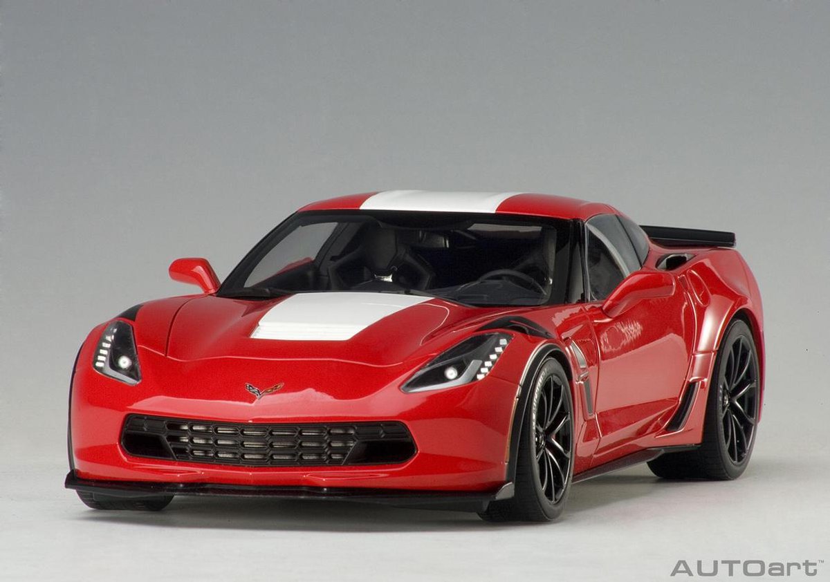 AutoArt 1/18 Chevrolet Corvette C7 Grand Sport - Rood