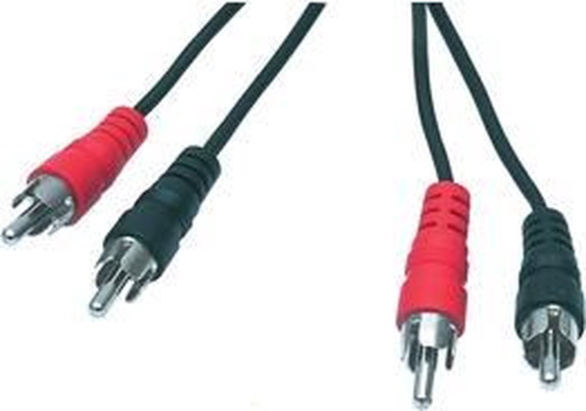 2x RCA mannelijk - 2x RCA mannelijk 10