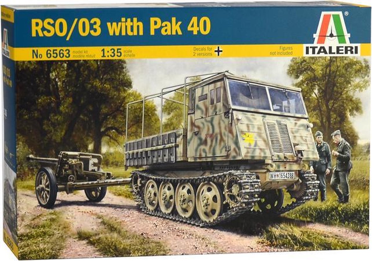 Italeri  RSO/03 with PAK 40 + Ammo by Mig lijm